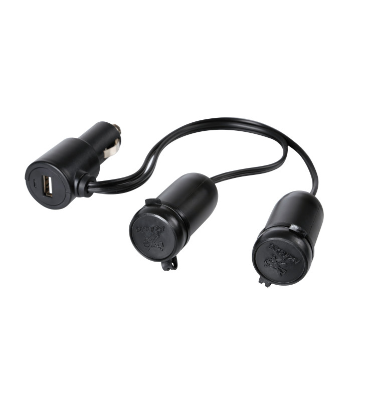 PRISE USB A DOUBLE PRISE TYPE BRIQUET 12/24V