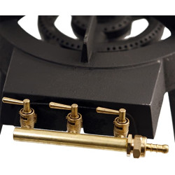 CAST IRON STOVE WITH 3 TAPS 2