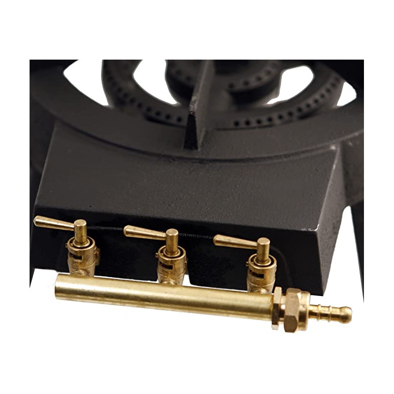 CAST IRON STOVE WITH 3 TAPS