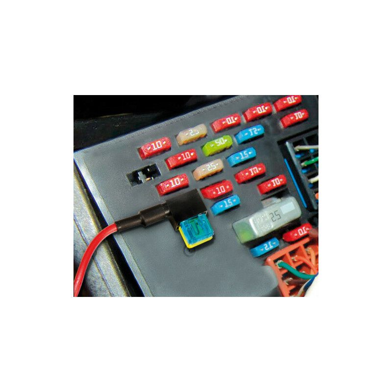 Ruba-corrente per fusibile lamellare micro 12/24V