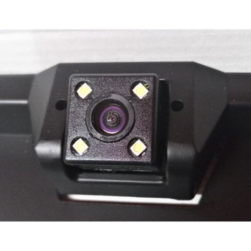 License plate holder kit with rear view camera...