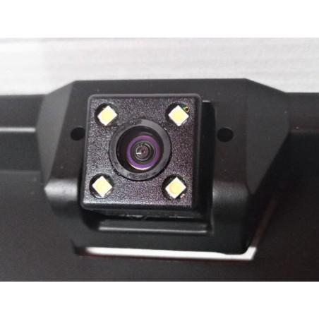 Kit support de plaque d'immatriculation avec caméra de recul et moniteur 7"