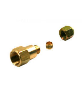 Filling adapter 3/4-16 UNF vs G 1/4"8 mm copper pipe