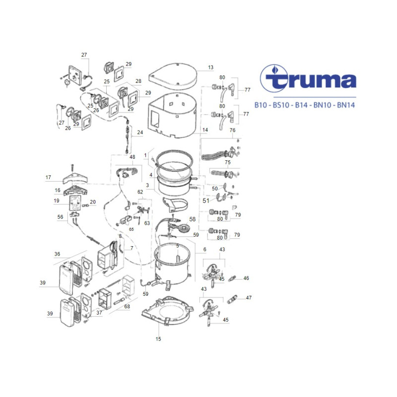 Truma Boiler Control Electrode - 70000-56200...