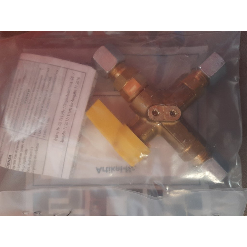 Gas-T-Ventil mit GOK-Inversion 8 mm