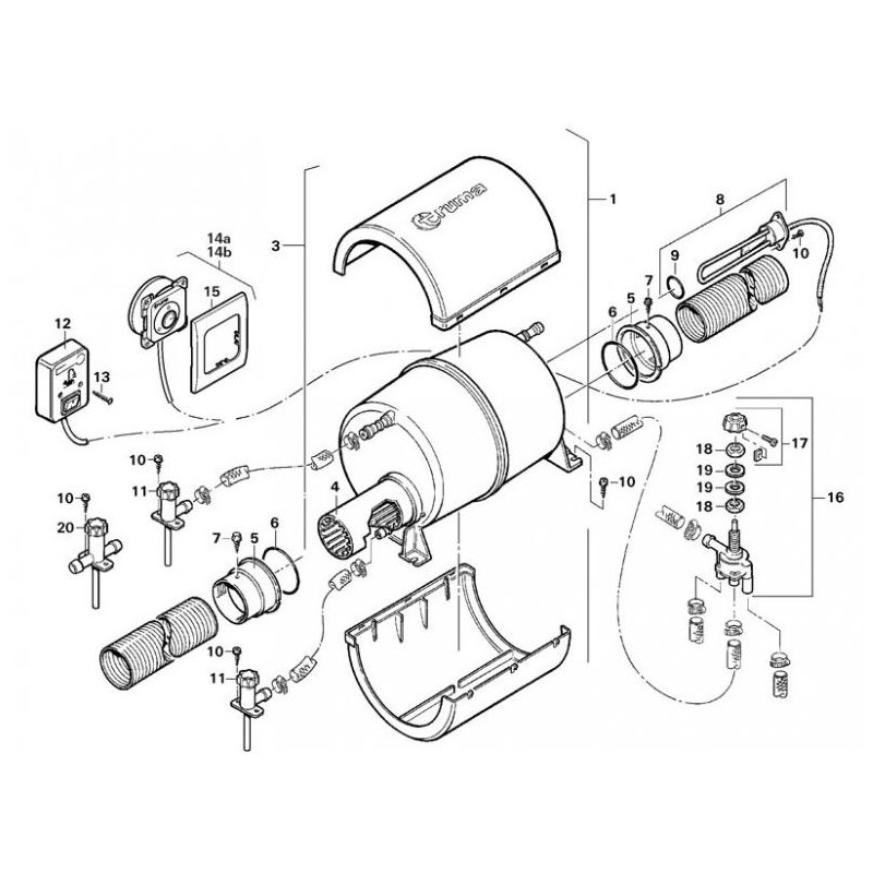 Mezclador de agua para TT2 - 4002.003
