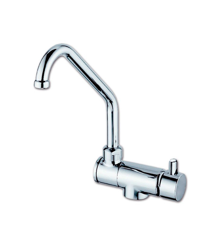 Miscelatore monoleva ottone ELKA STYLE abbattibile