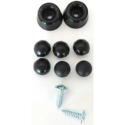THETFORD Kit of 2 Black Rubber Pads and Screws for Hobs...