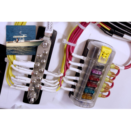 Mini busbar di messa a terra comune da 100 A