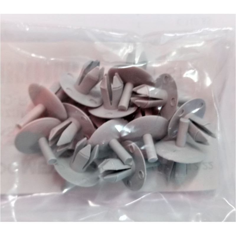 Kit 13 capuchons pour panneau de porte RAL7035...