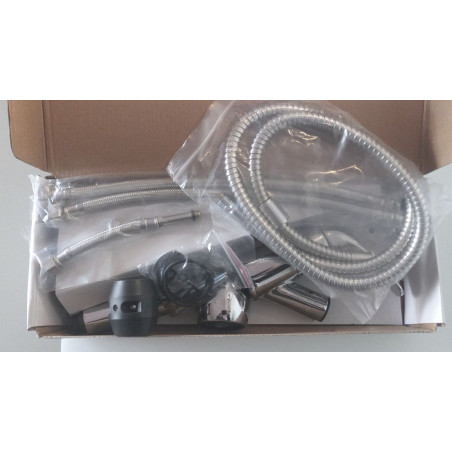 Mélangeur de cuisine HTD avec douche extractible + flexible 1,5 mt
