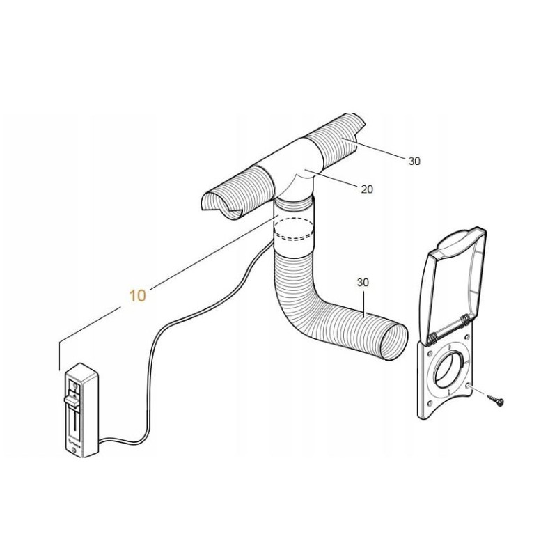Fermeture du flux d'air avec commande TRUMA...