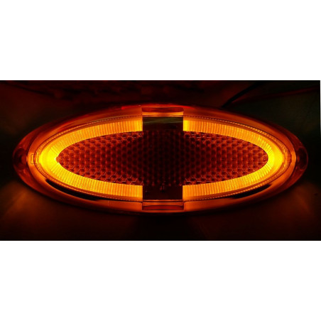 LAMPE DE GUIDAGE LATERALE A LED 12V AMBRE
