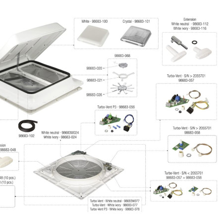 FIAMMA 98683N057 Turbo-Vent Card
