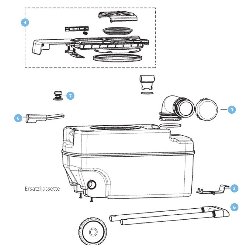 Box lock for CT 3 and 4 Dometic 2426014318