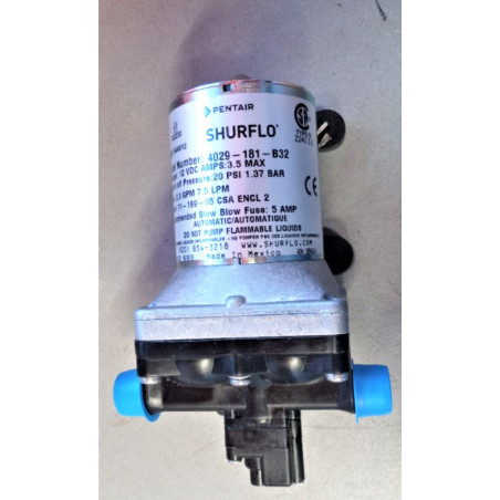 SHURFLO REVOLUTION PUMP 12VDC CE 7.6 LPM
