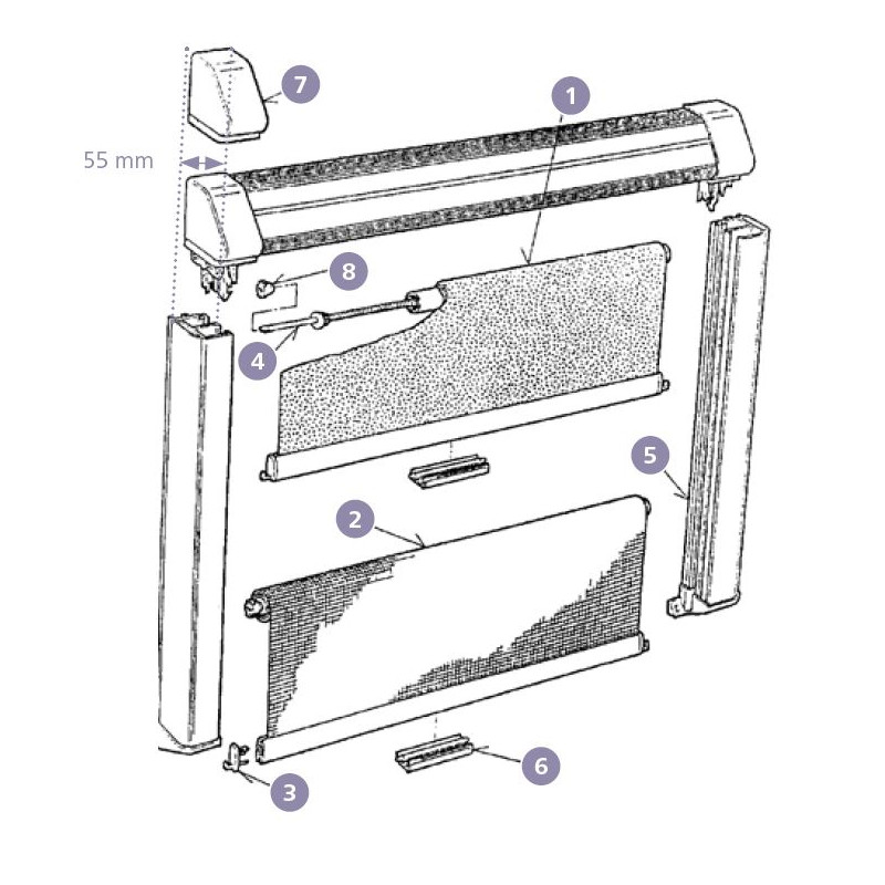 RASTROLLO 2-3 Paar Federspannerkappen SP041318Z...