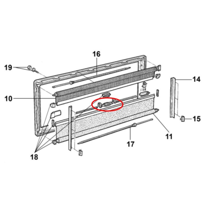 Bouton de déverrouillage Blackout S3 / S4 SEITZ