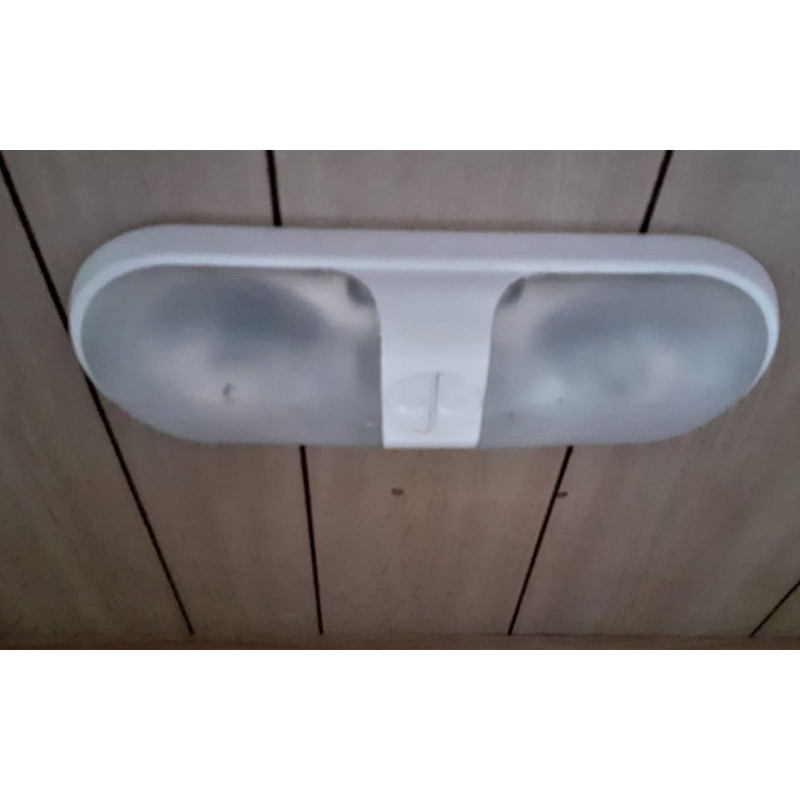 PLAFONIERA 70BIS LED 12V 300Lm WW 2XLV9 +INT....