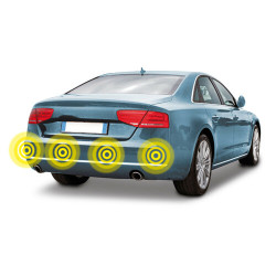 Kit 4 rear parking sensors - 12V - 2.5 meters 2