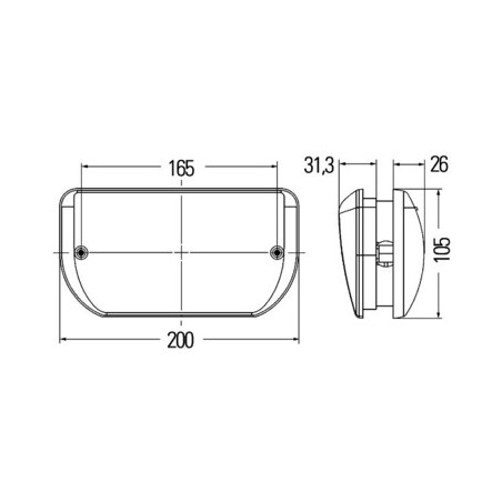 P21W 12V Hella Einstiegsleuchte - 2XT 007 945-027