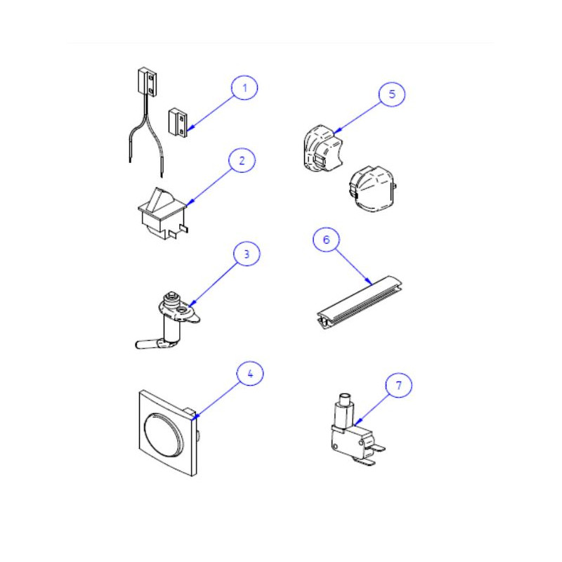 Panel de control de peldaños de recambio THULE...