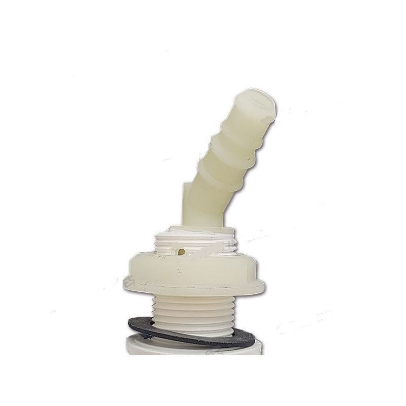 Grifo LILIE ABS con microinterruptor blanco,...