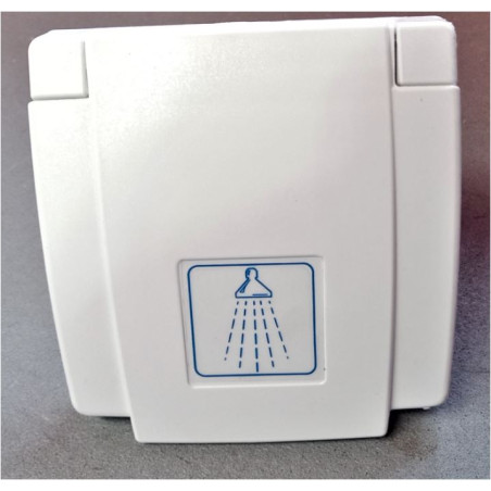 External water connection with hot/cold water mixer and shower head - quick couplings - 1.5 m hose