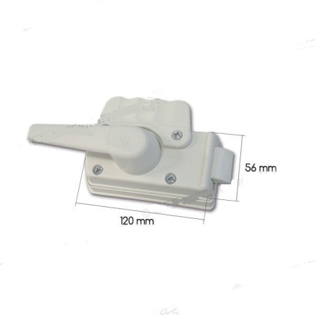 Serratura Zadi Roulotte bianca completa