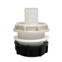 60mm water inlet nozzle with 30mm pipe cap