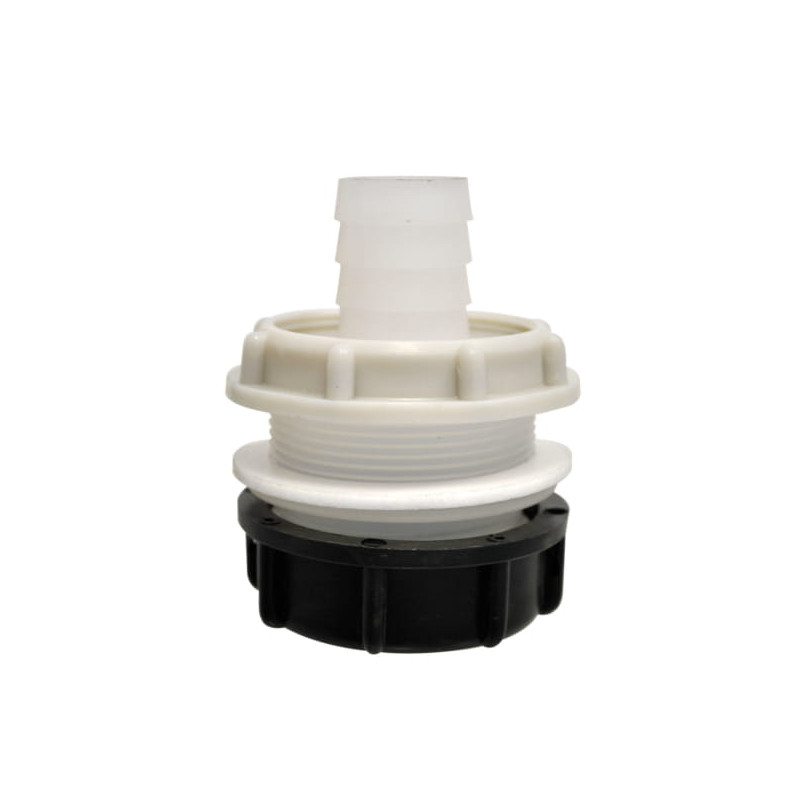 60mm water inlet nozzle with 30mm pipe cap