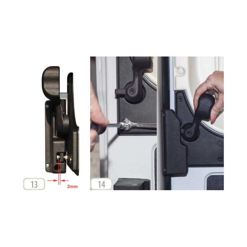 HEOSafe® VAN serratura interna porte scorrevoli...