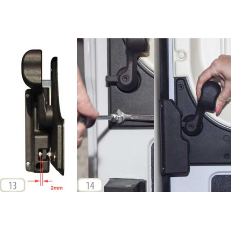 HEOSafe® VAN serratura porte scorrevoli Fiat Ducato 250 / 290 dal 2006 - 1763