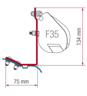 Kit Montaggio Verande Fiamma Mercedes Vito, Vito Marco...