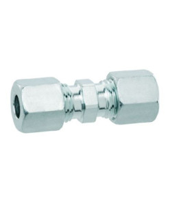 Gerade Gasarmatur gem. Zink. Kupferrohr Ø 8 mm