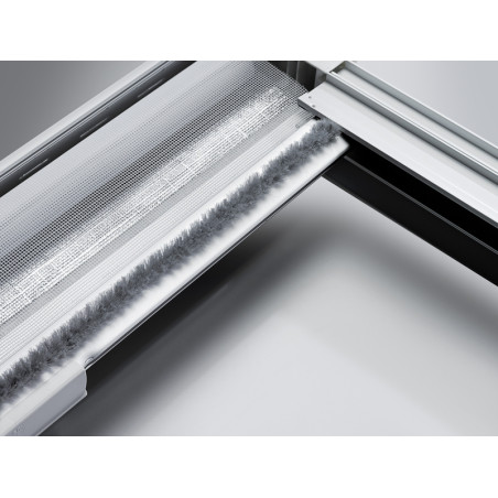 1000X650 GRIGIO RASTROLLO 3000 OSCURANTE ZANZARIERA A CASSETTA