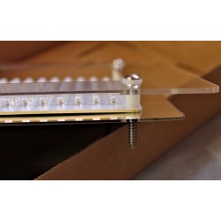 Plafoniera 120 led 5 W bianco caldo 12V 2