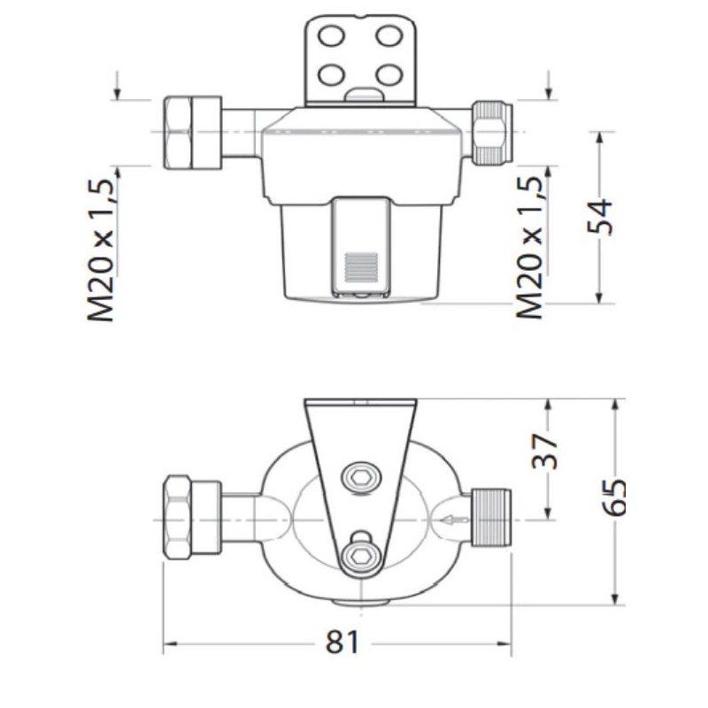 2 pieces Gas oil separator filter after 2019...