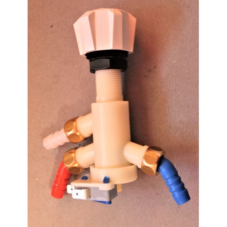 Undertable mixer with white switch