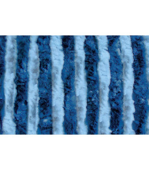 Light blue / blue chenille curtain 56x200