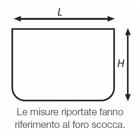 Fenêtre boussole série NRF ITALIA jusqu'à 699 mm