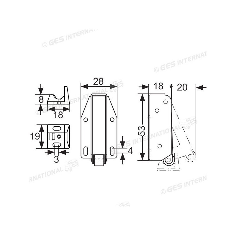 Snap closure - large int. 5/8