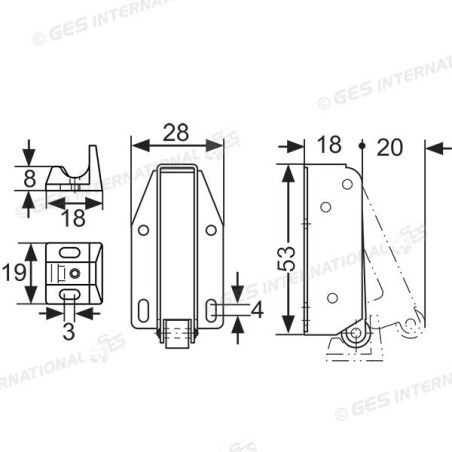 Snap closure - large int. 5/8