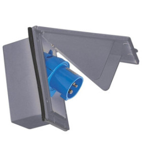 Coperchio Nero Per Presa esterna