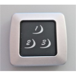 1872.236.01 - NE236 TECLADO DE TRES BOTONES NORDELETTRONICA