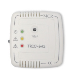 MCR TRIO-GAS detector 2 probes 12V white