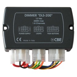 DLS-200 DIMMER VARIATORE CBE 8 CANALI 200W PER LUCI LED...