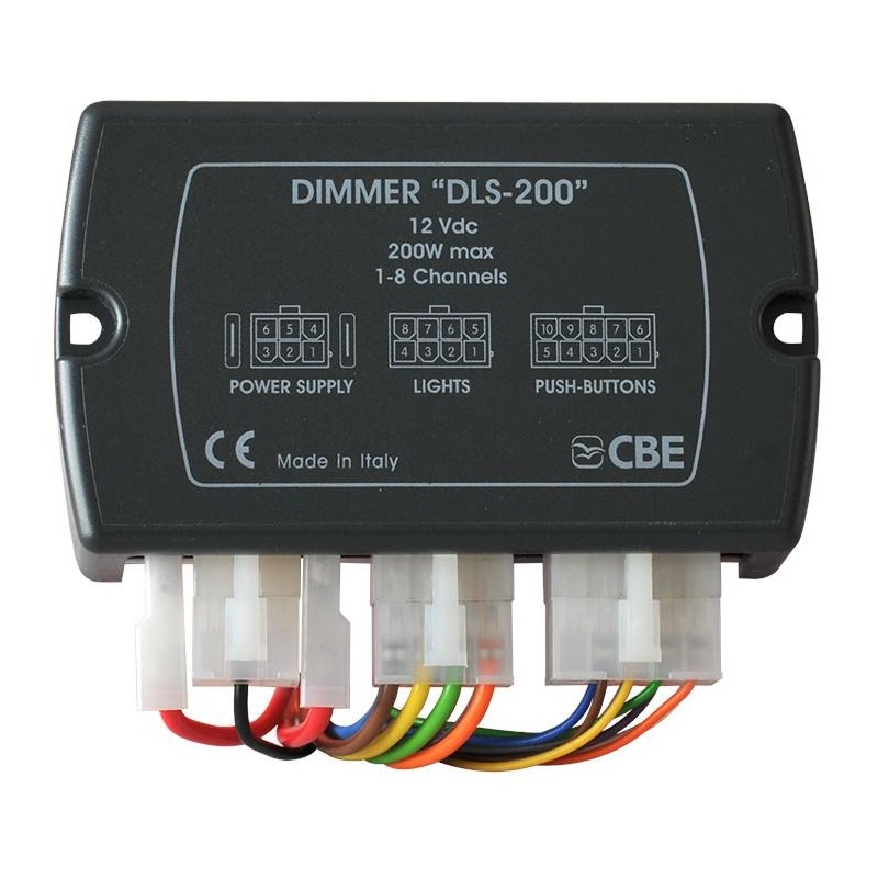 DLS-200 CBE DIMMER 8 CANALES 200W PARA LUCES...