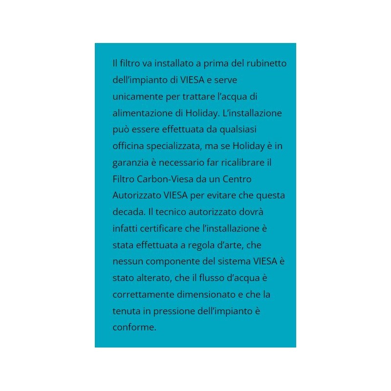 Filtro Carbon-Viesa anticalcare condizionatori...