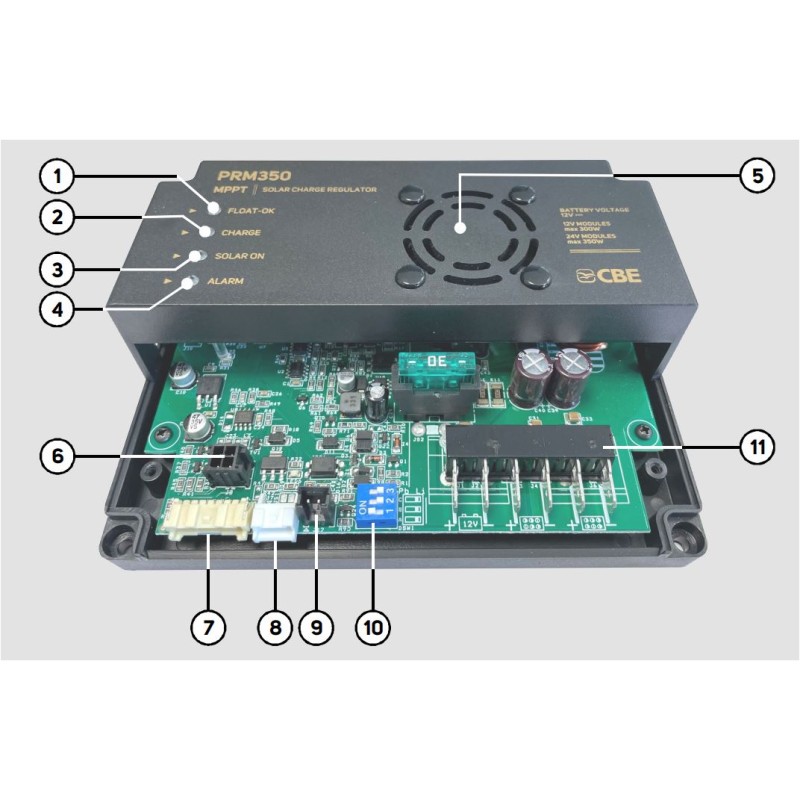PRM350 CBE MPPT REGULATEUR SOLAIRE 204285